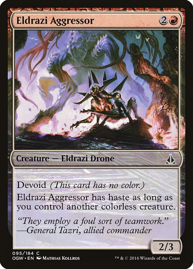 Image for Eldrazi Aggressor (95) [Oath of the Gatewatch] - Magic: The Gathering