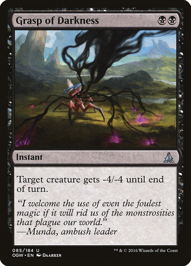 Image for Grasp of Darkness (85) [Oath of the Gatewatch] - Magic: The Gathering