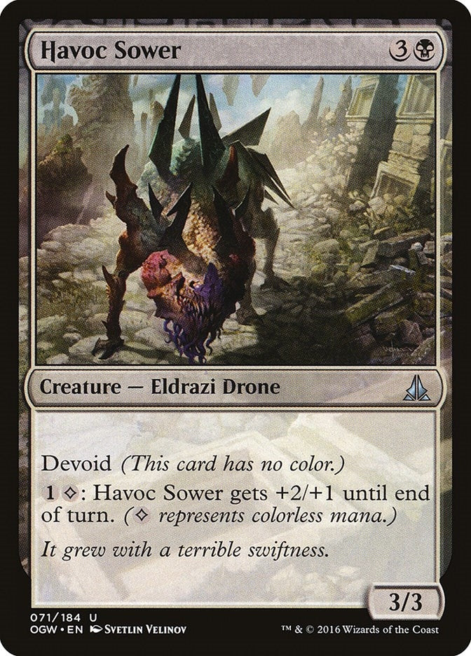 Image for Havoc Sower (71) [Oath of the Gatewatch] - Magic: The Gathering