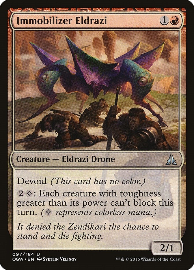 Image for Immobilizer Eldrazi (97) [Oath of the Gatewatch] - Magic: The Gathering