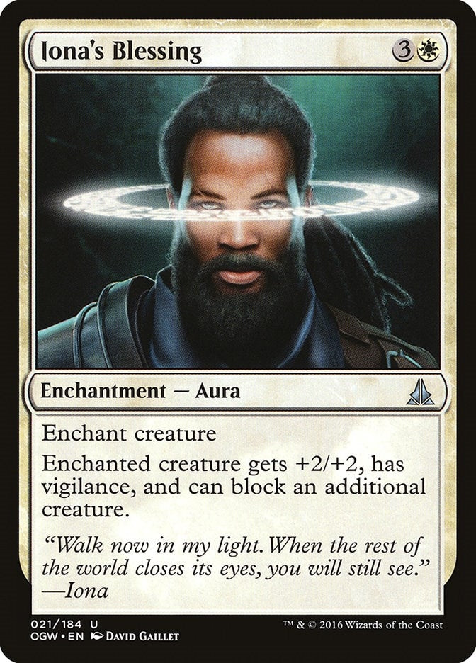 Image for Iona's Blessing (21) [Oath of the Gatewatch] - Magic: The Gathering