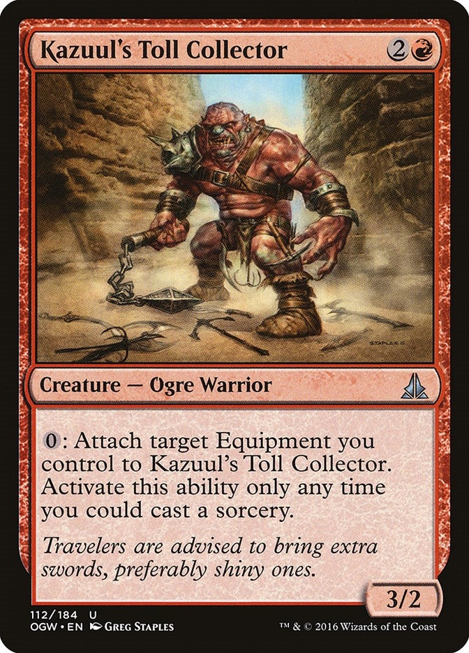 Image for Kazuul's Toll Collector (112) [Oath of the Gatewatch] - Magic: The Gathering