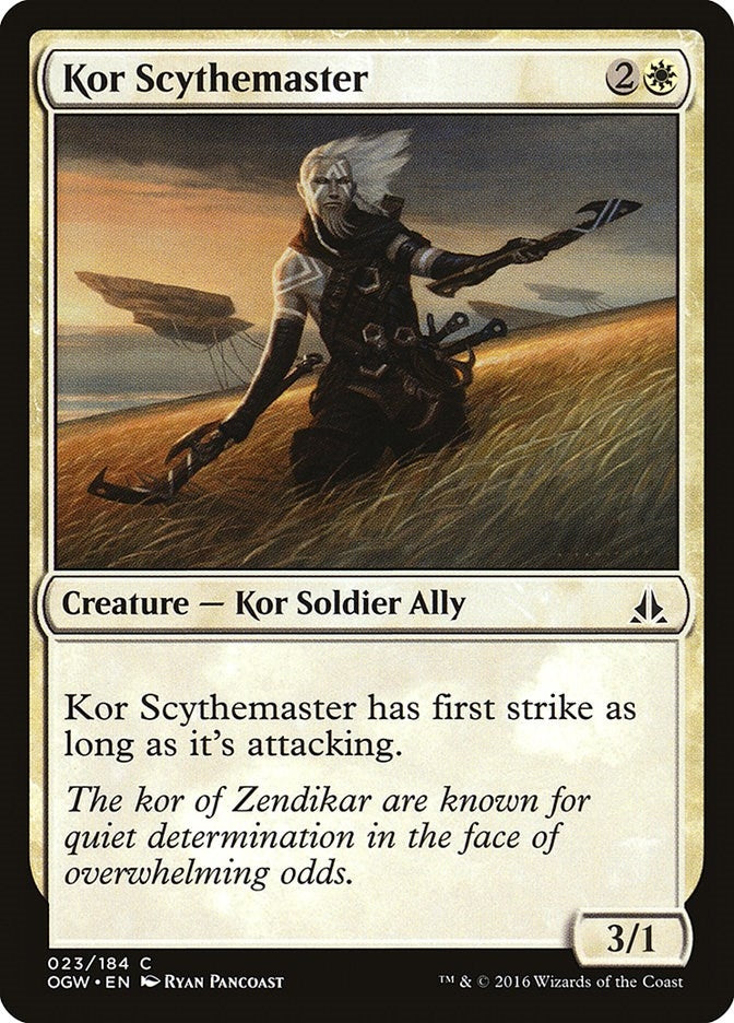 Image for Kor Scythemaster (23) [Oath of the Gatewatch] - Magic: The Gathering