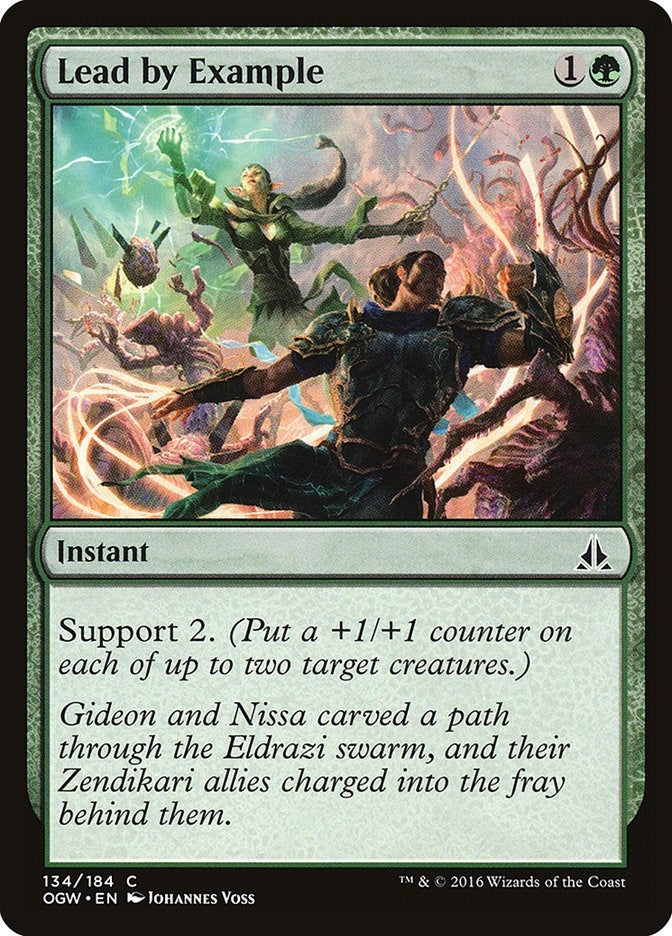Image for Lead by Example (134) [Oath of the Gatewatch] - Magic: The Gathering