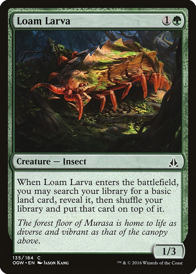 Image for Loam Larva (135) [Oath of the Gatewatch] - Magic: The Gathering