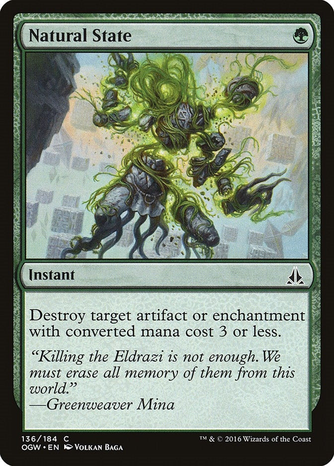 Image for Natural State (136) [Oath of the Gatewatch] - Magic: The Gathering
