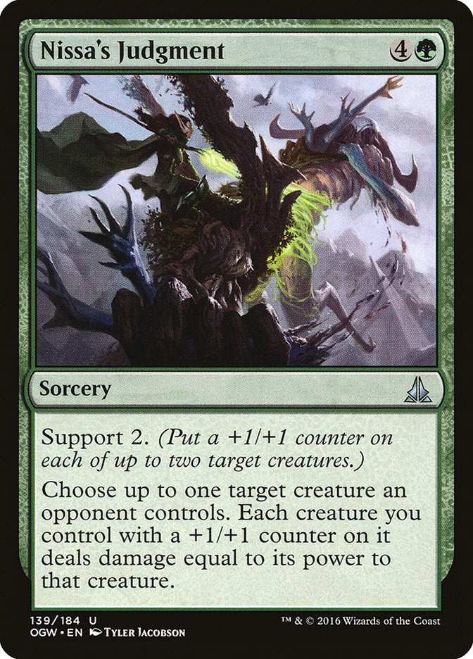 Image for Nissa's Judgment (139) [Oath of the Gatewatch] - Magic: The Gathering