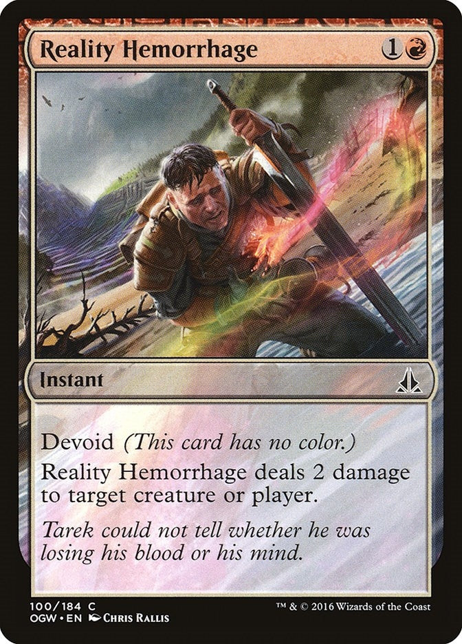 Image for Reality Hemorrhage (100) [Oath of the Gatewatch] - Magic: The Gathering