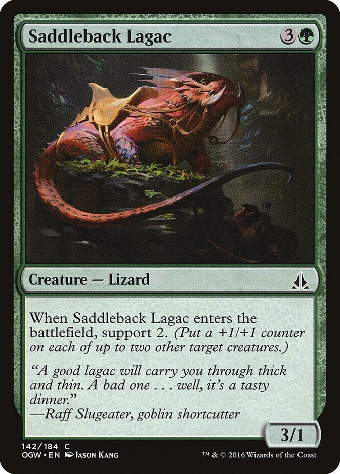 Image for Saddleback Lagac (142) [Oath of the Gatewatch] - Magic: The Gathering