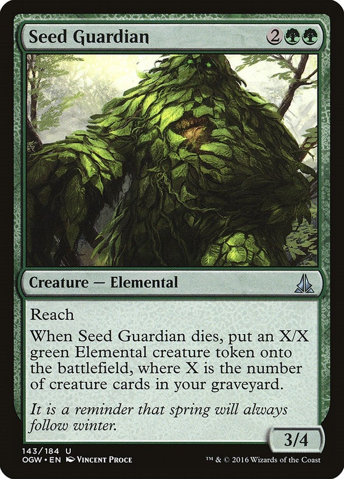 Image for Seed Guardian (143) [Oath of the Gatewatch] - Magic: The Gathering