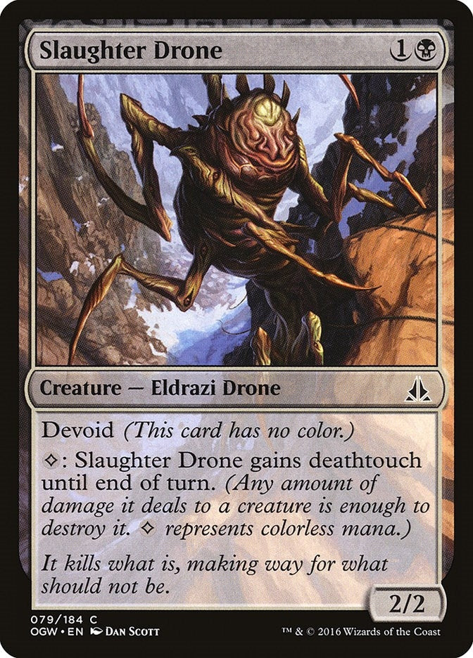 Image for Slaughter Drone (79) [Oath of the Gatewatch] - Magic: The Gathering
