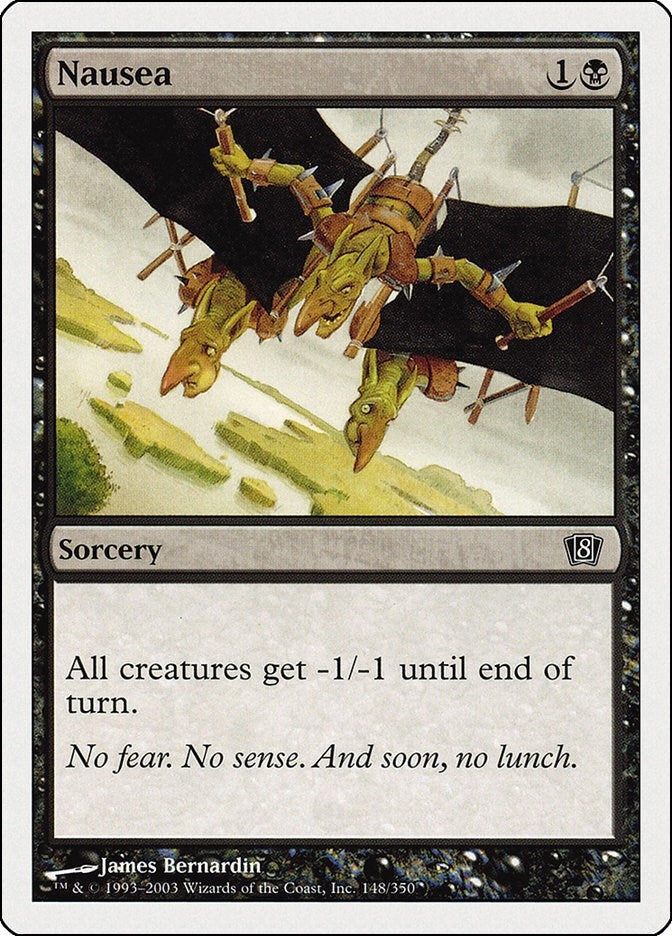 Image for Nausea (148) [8th Edition] - Magic: The Gathering