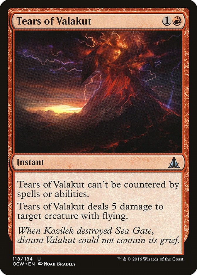 Image for Tears of Valakut (118) [Oath of the Gatewatch] - Magic: The Gathering