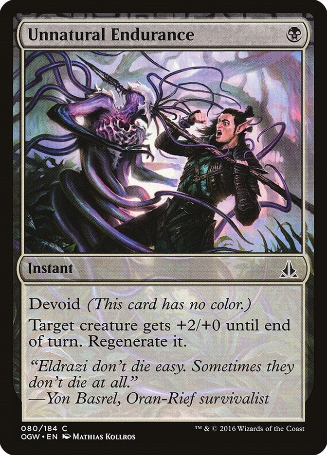 Image for Unnatural Endurance (80) [Oath of the Gatewatch] - Magic: The Gathering