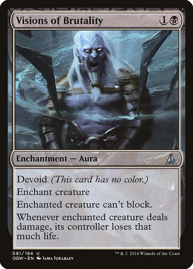 Image for Visions of Brutality (81) [Oath of the Gatewatch] - Magic: The Gathering