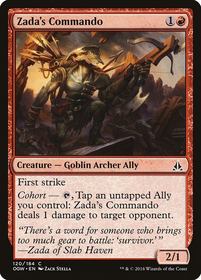 Image for Zada's Commando (120) [Oath of the Gatewatch] - Magic: The Gathering