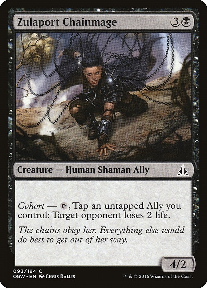 Image for Zulaport Chainmage (93) [Oath of the Gatewatch] - Magic: The Gathering