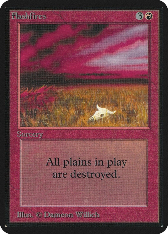 Image for Flashfires [Alpha Edition] - Magic: The Gathering