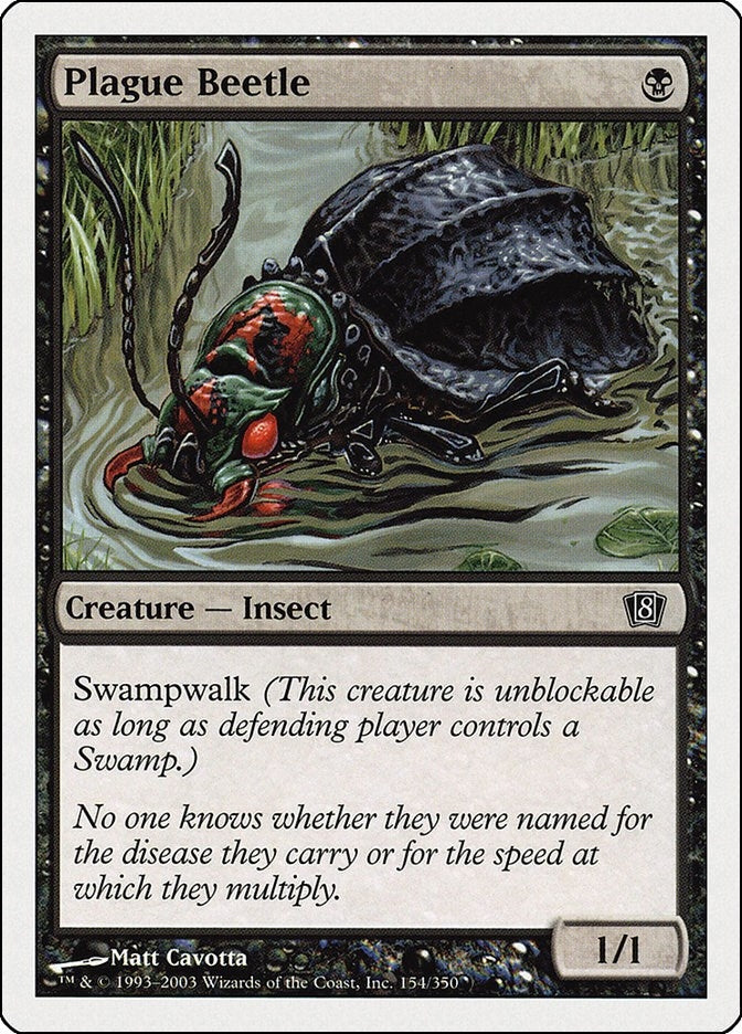 Image for Plague Beetle (154) [8th Edition] - Magic: The Gathering