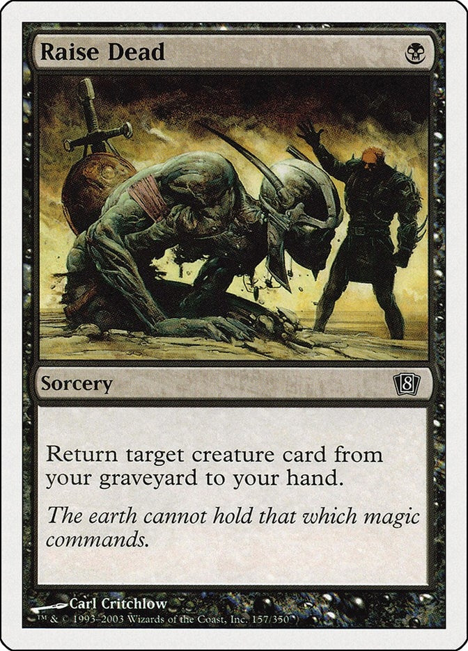 Image for Raise Dead (157) [8th Edition] - Magic: The Gathering