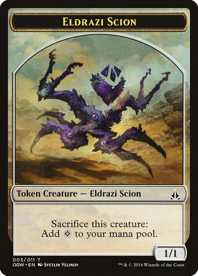 Image for Eldrazi Scion Token (003) (3) [Oath of the Gatewatch] - Magic: The Gathering