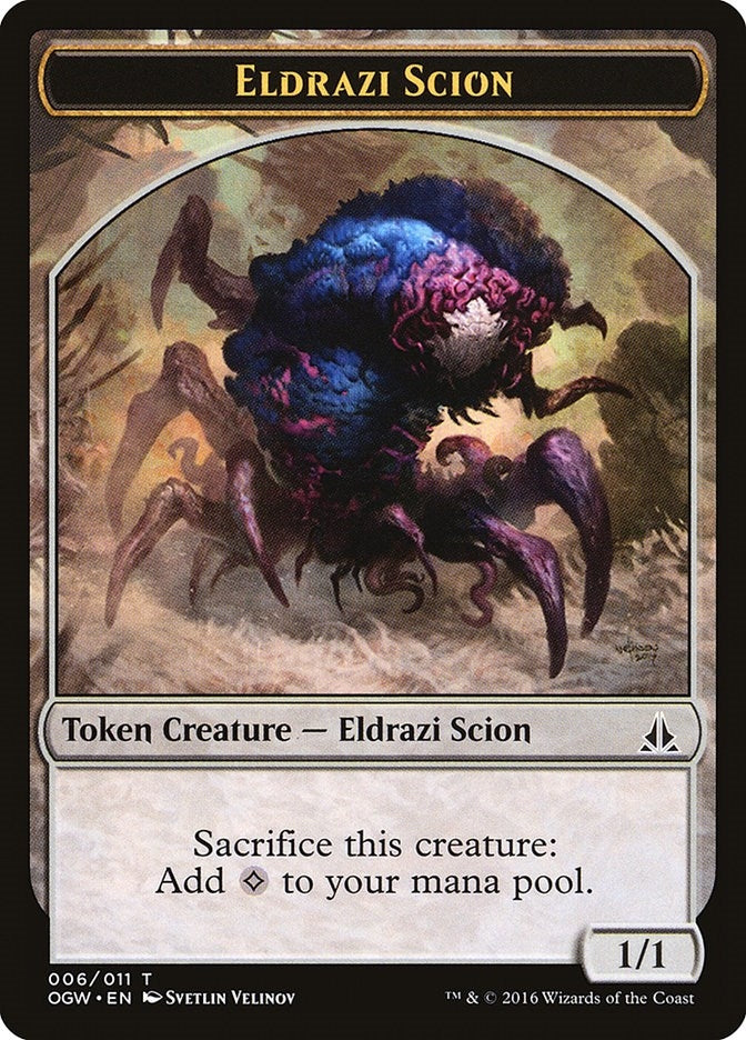 Image for Eldrazi Scion Token (006) (6) [Oath of the Gatewatch] - Magic: The Gathering