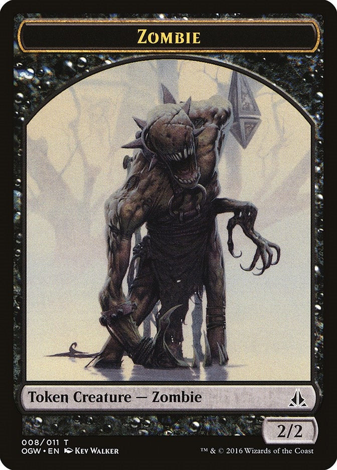 Image for Zombie Token (8) [Oath of the Gatewatch] - Magic: The Gathering