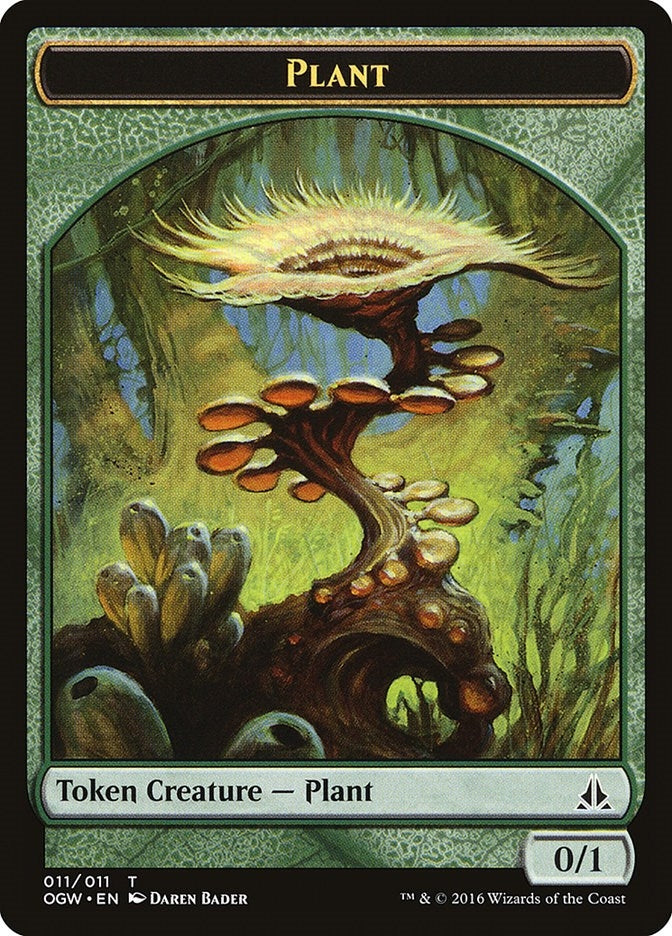 Image for Plant Token (11) [Oath of the Gatewatch] - Magic: The Gathering