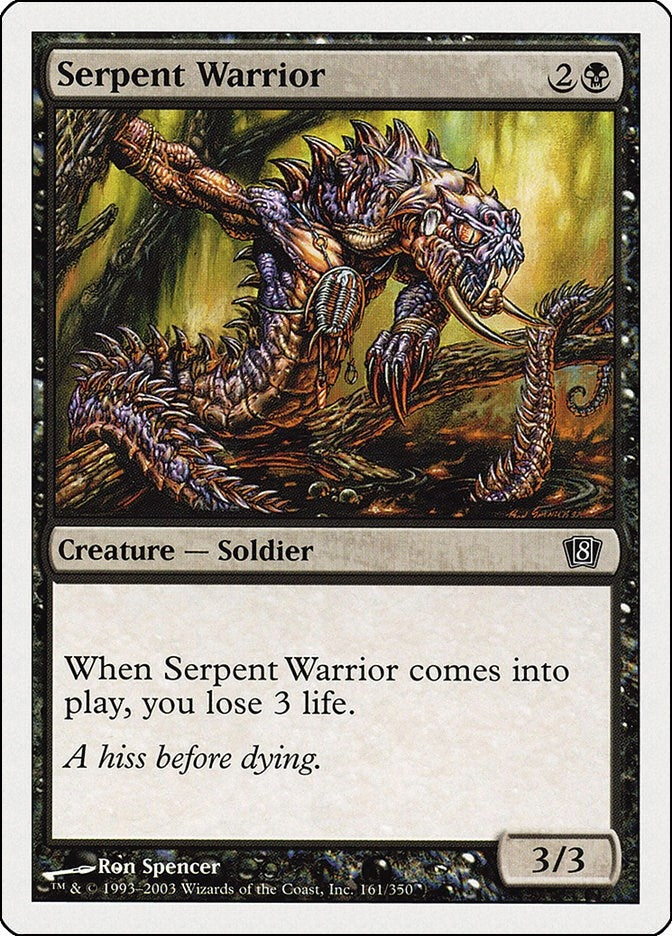 Image for Serpent Warrior (161) [8th Edition] - Magic: The Gathering