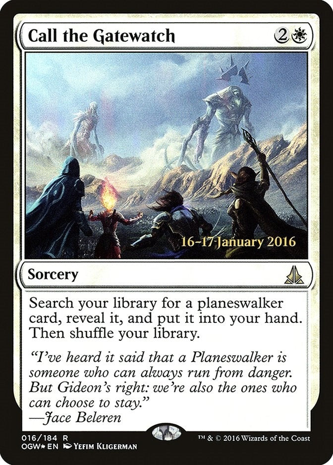 Image for Call the Gatewatch (16) [Prerelease Cards] - Magic: The Gathering