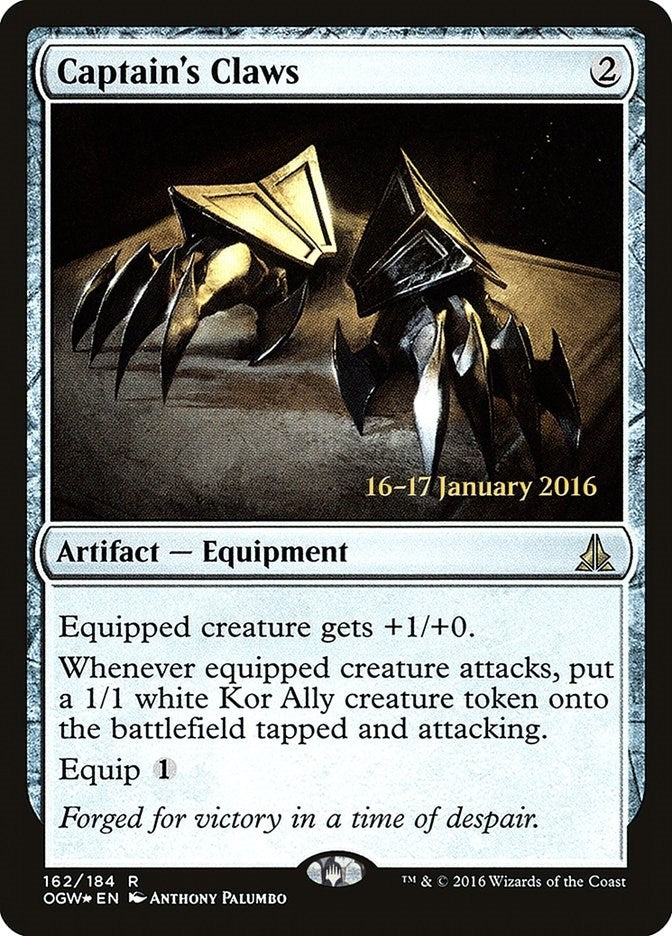 Image for Captain's Claws (162) [Prerelease Cards] - Magic: The Gathering