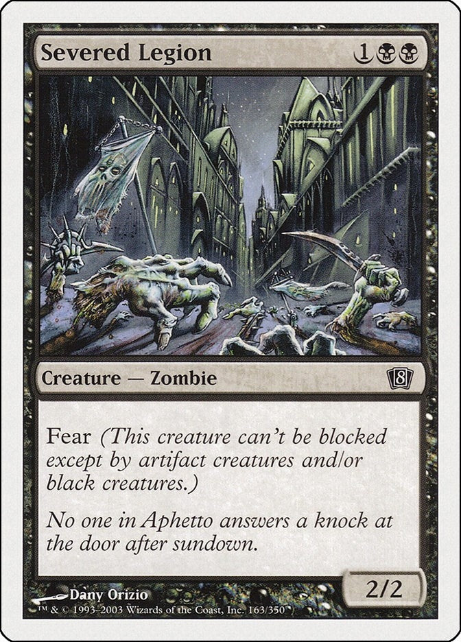 Image for Severed Legion (163) [8th Edition] - Magic: The Gathering