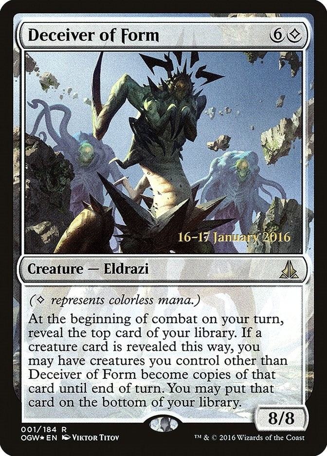 Image for Deceiver of Form (1) [Prerelease Cards] - Magic: The Gathering