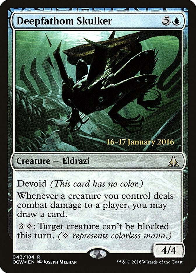 Image for Deepfathom Skulker (43) [Prerelease Cards] - Magic: The Gathering