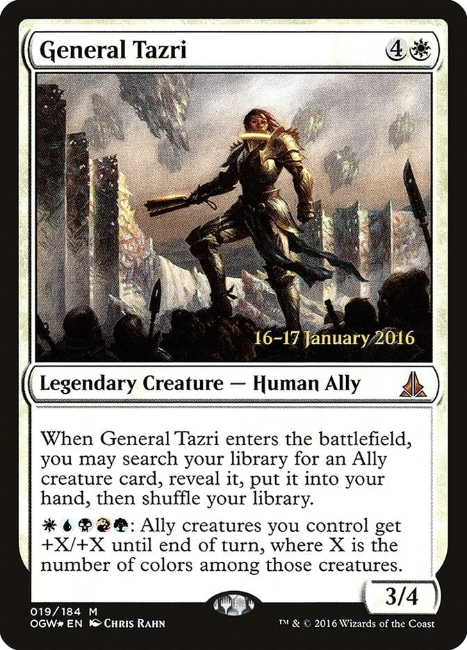 Image for General Tazri (19) [Prerelease Cards] - Magic: The Gathering