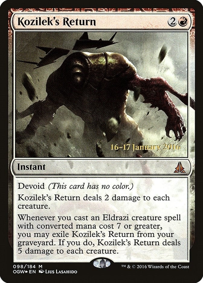 Image for Kozilek's Return (98) [Prerelease Cards] - Magic: The Gathering