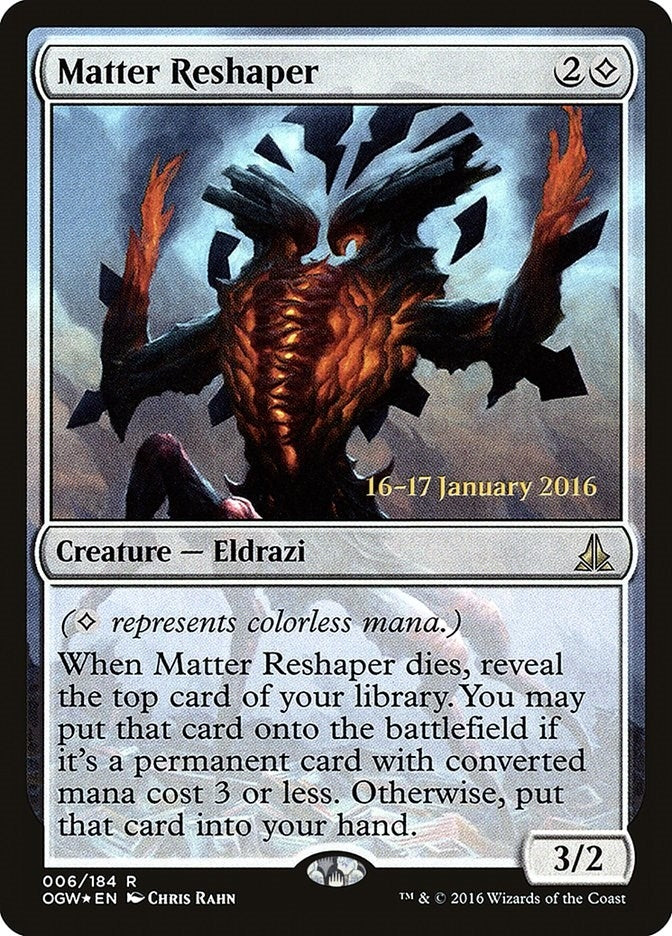 Image for Matter Reshaper (6) [Prerelease Cards] - Magic: The Gathering