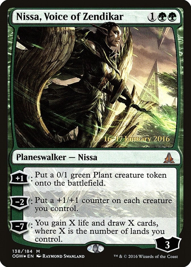 Image for Nissa, Voice of Zendikar (138) [Prerelease Cards] - Magic: The Gathering