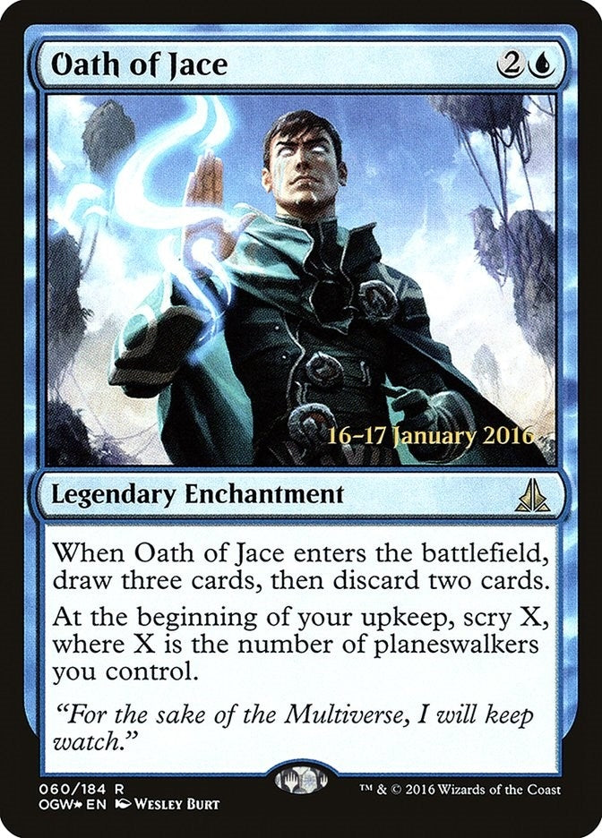 Image for Oath of Jace (60) [Prerelease Cards] - Magic: The Gathering