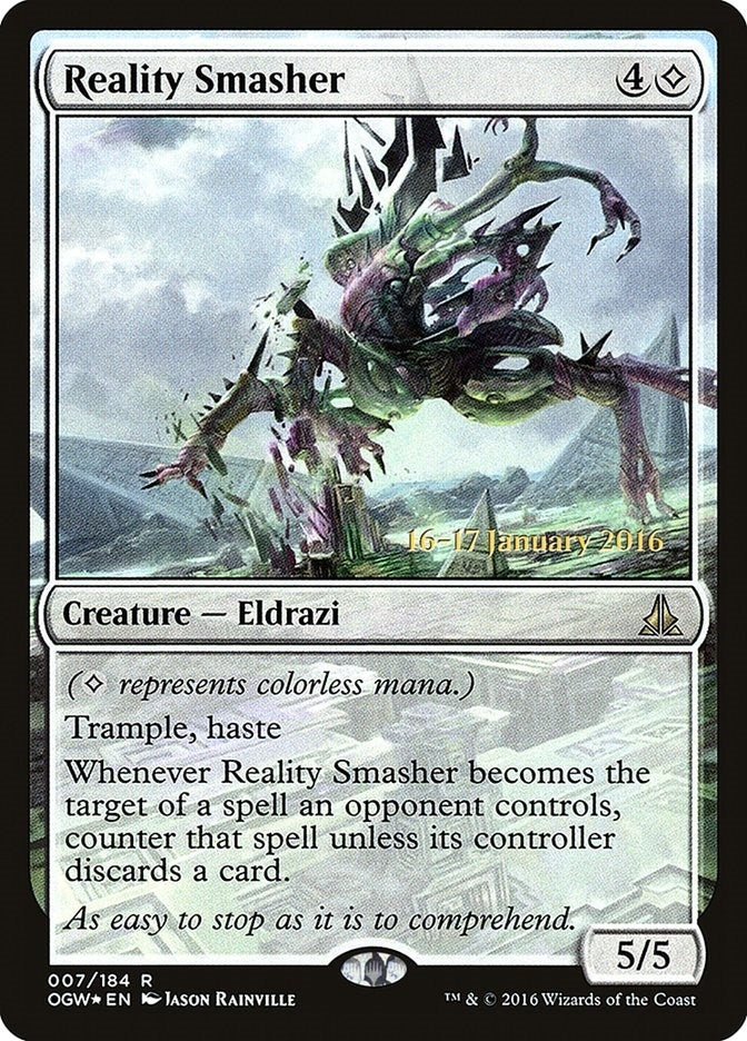 Image for Reality Smasher (7) [Prerelease Cards] - Magic: The Gathering