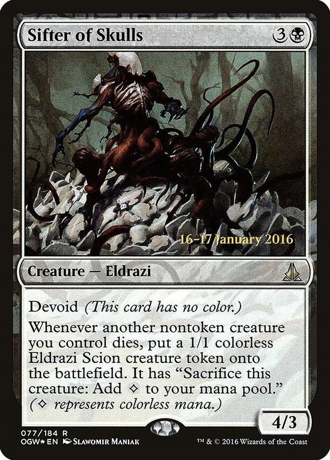 Image for Sifter of Skulls (77) [Prerelease Cards] - Magic: The Gathering