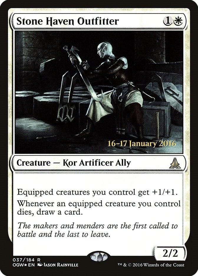 Image for Stone Haven Outfitter (37) [Prerelease Cards] - Magic: The Gathering