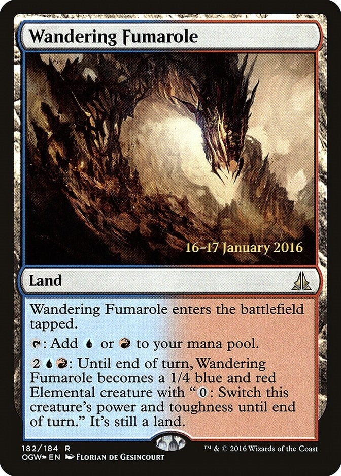 Image for Wandering Fumarole (182) [Prerelease Cards] - Magic: The Gathering