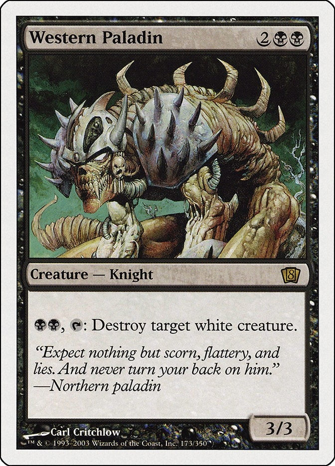 Image for Western Paladin (173) [8th Edition] - Magic: The Gathering