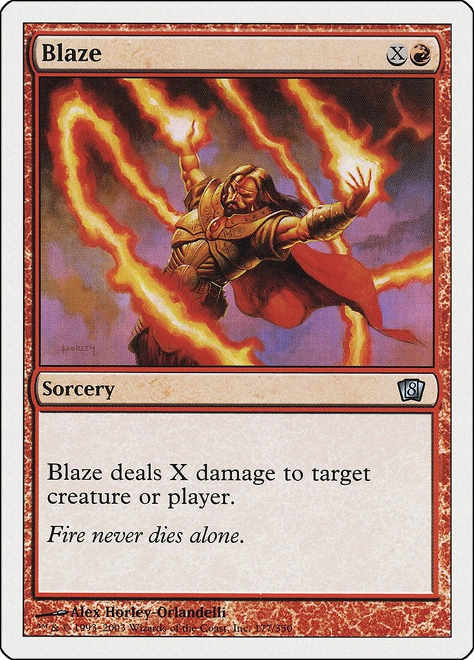 Image for Blaze (177) [8th Edition] - Magic: The Gathering
