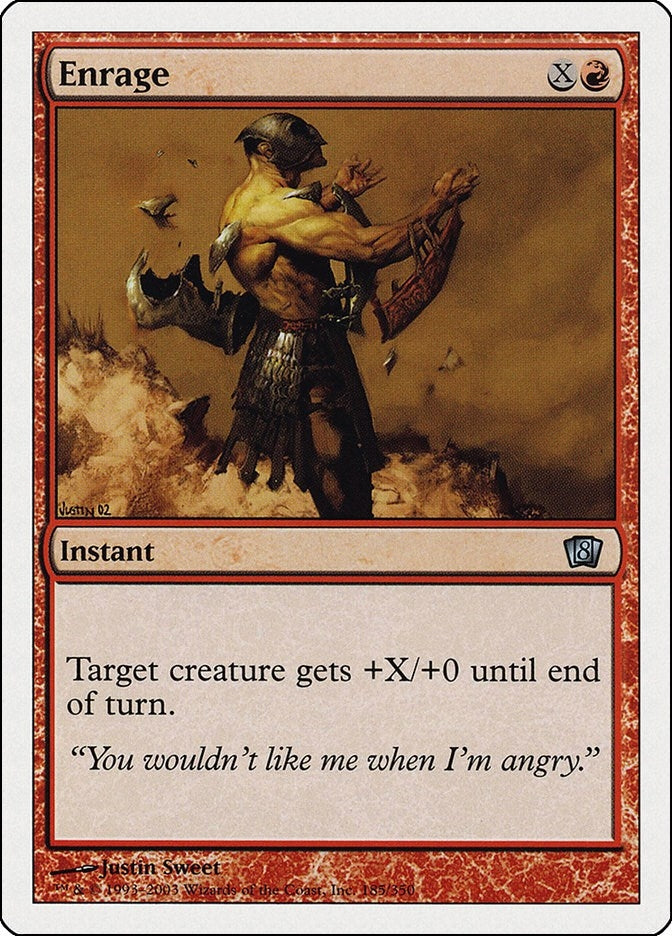 Image for Enrage (185) [8th Edition] - Magic: The Gathering
