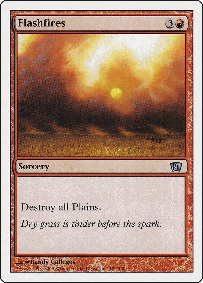 Image for Flashfires (186) [8th Edition] - Magic: The Gathering