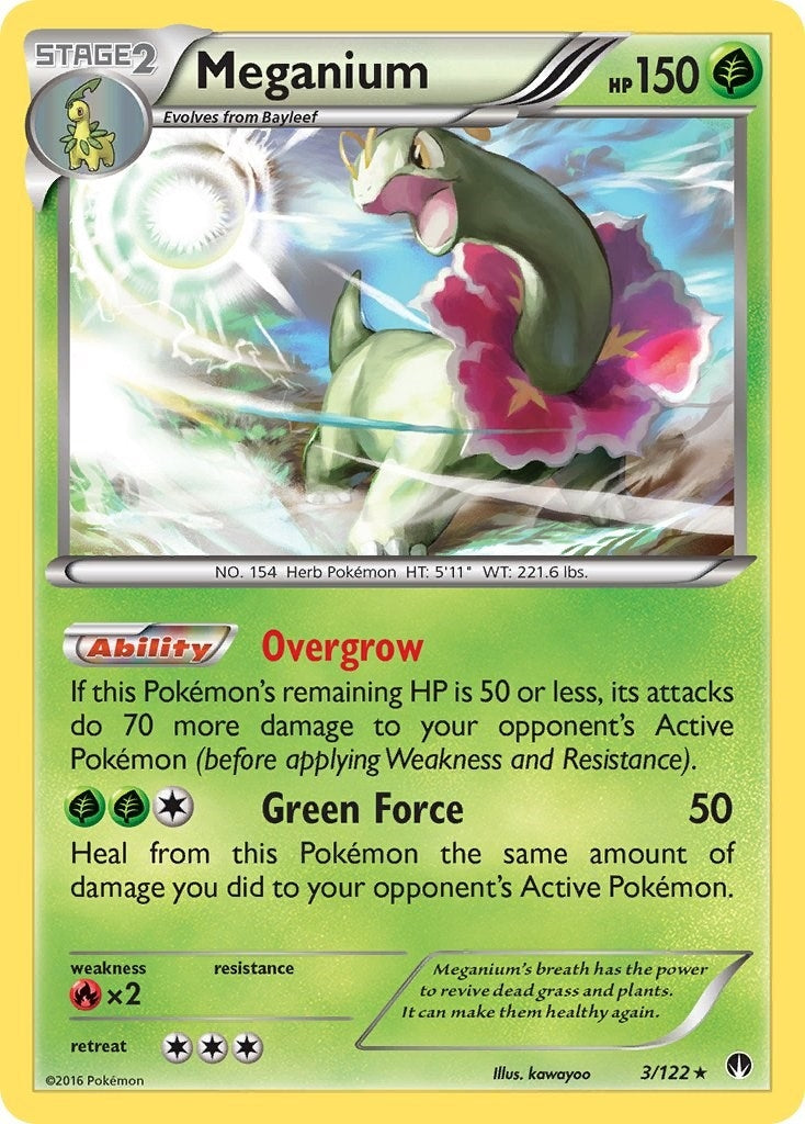 Image for Meganium (3/122) [XY - BREAKpoint] - Pokemon