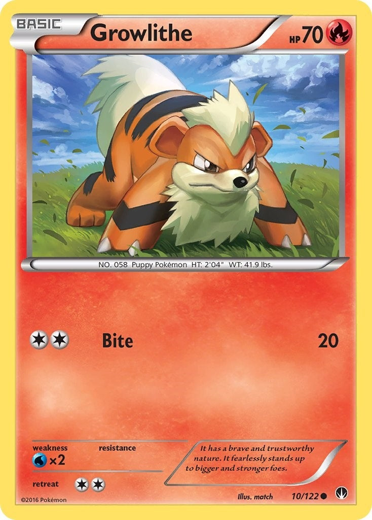 Image for Growlithe (10/122) [XY - BREAKpoint] - Pokemon