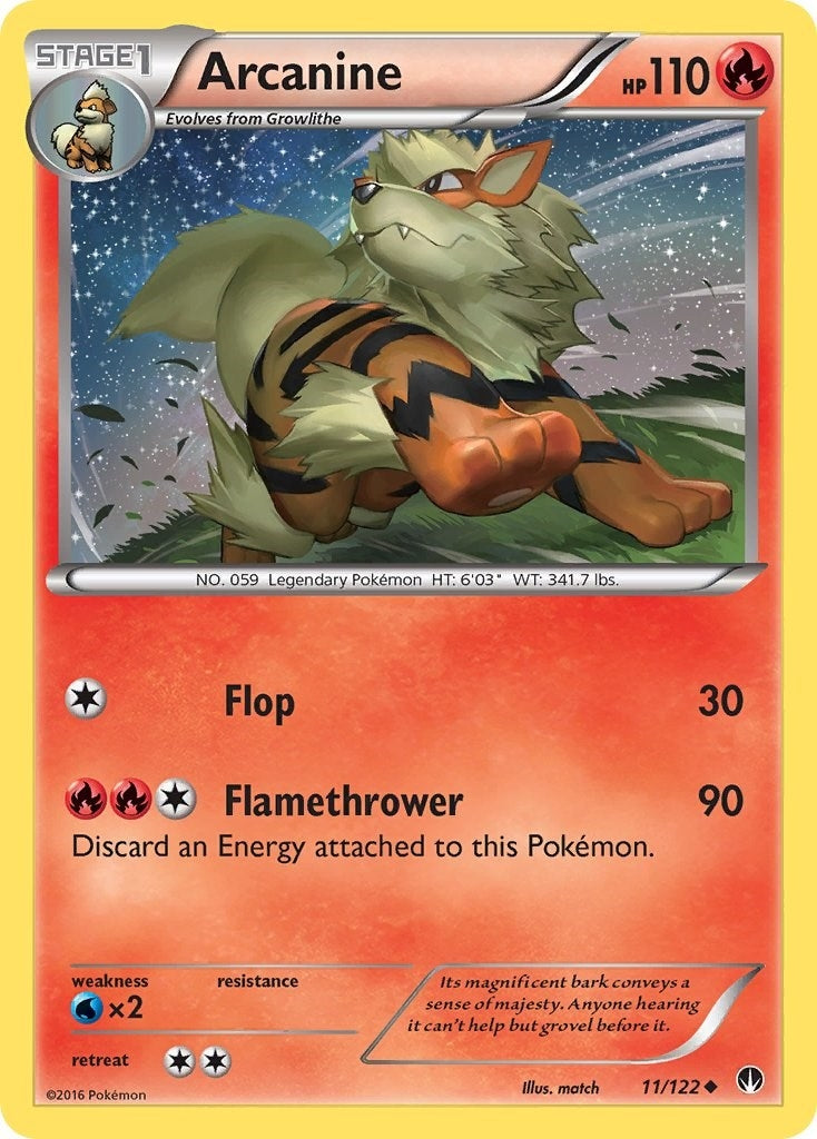 Image for Arcanine (11/122) [XY - BREAKpoint] - Pokemon